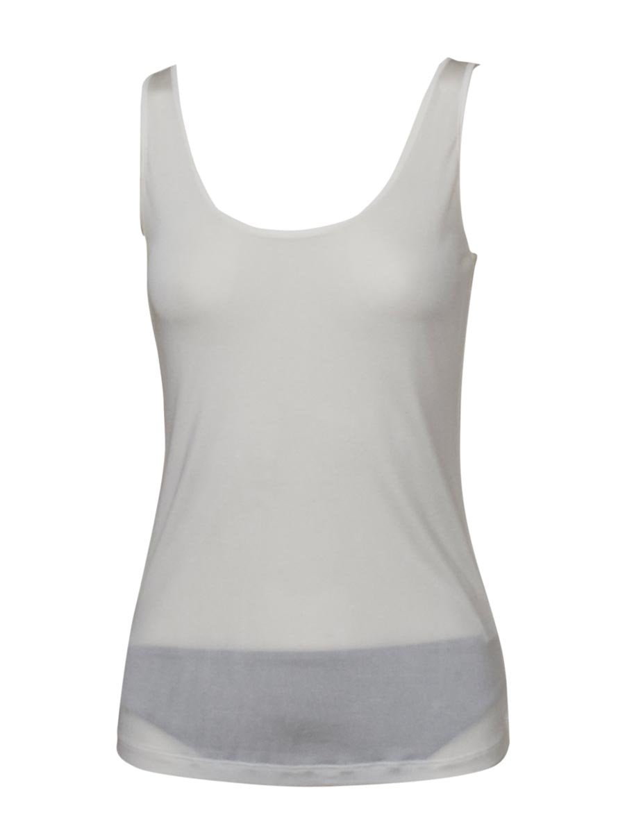 FosterNatur, Damen Träger Top, 100% Seide L Natur, L Natur