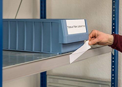 Selbstklebende Etikettenhalter für Einstecketiketten 200 mm Breit/Tickethalter/Etiketten Halter (33