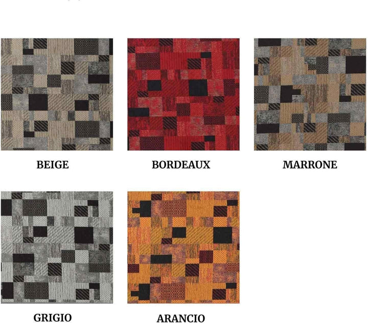CASA TESSILE Küchenteppich 52 cm breit. Shiro GOBELIN Waschbarer Läufer, Rutschfester Teppich, Massg