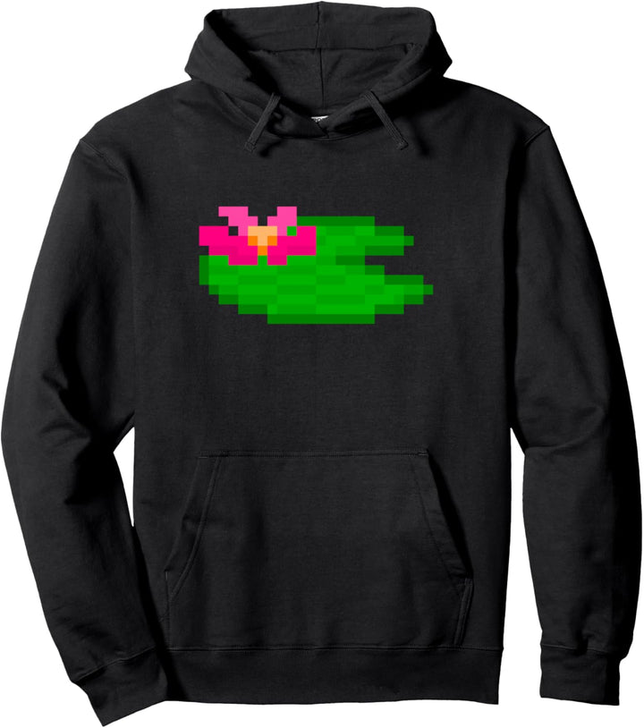 Seerosenblatt Pixel Pullover Hoodie