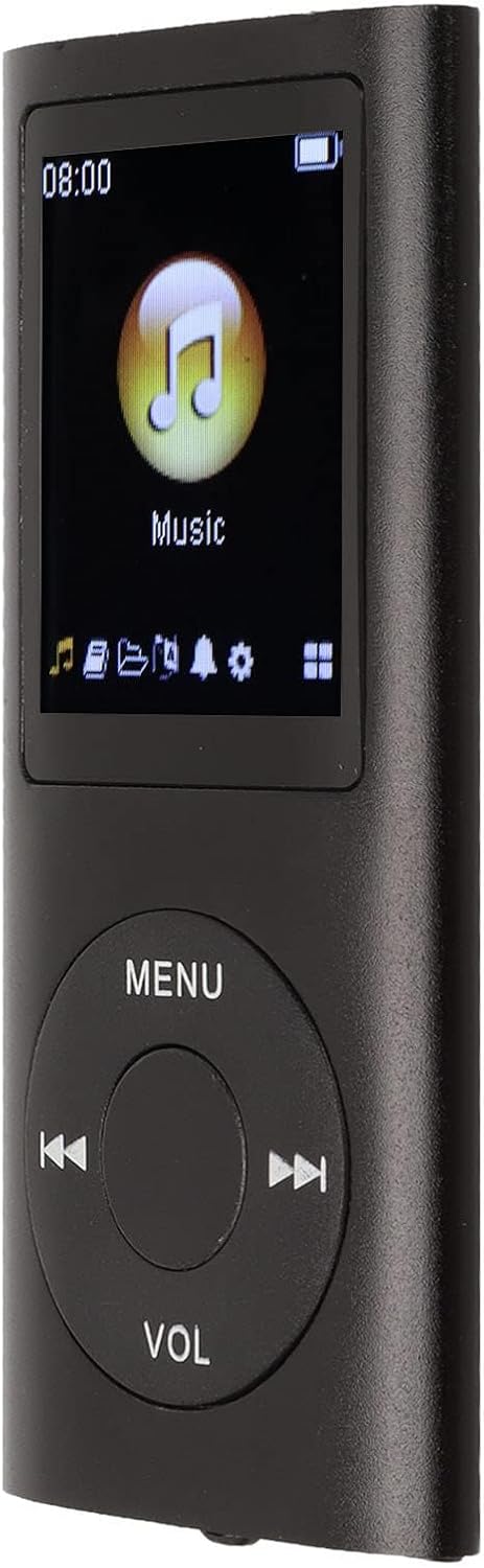 MP3-Player, Musik-Player mit 1,8-Zoll-LCD-Bildschirm, USB-Anschluss, Schlanker, Klassischer Digitale