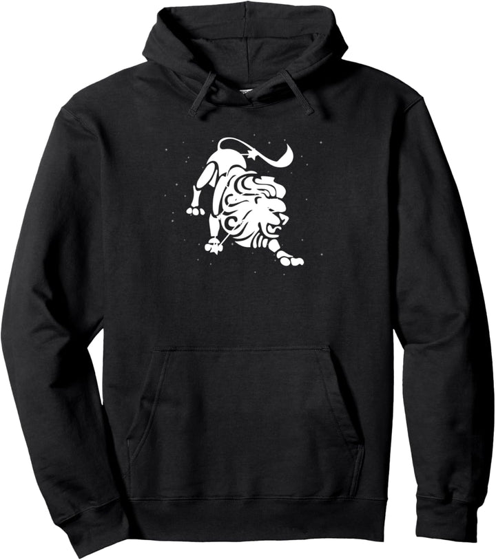 Zodiac Symbol Tierkreiszeichen Astrologie Sternzeichen Löwe Pullover Hoodie