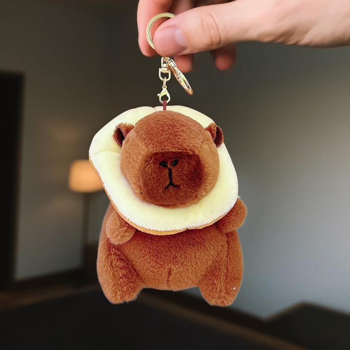 Capybara Plüsch Schlüsselanhänger Leichtgewicht Charm Anhänger Accessoires | Plüsch Schlüsselanhänge