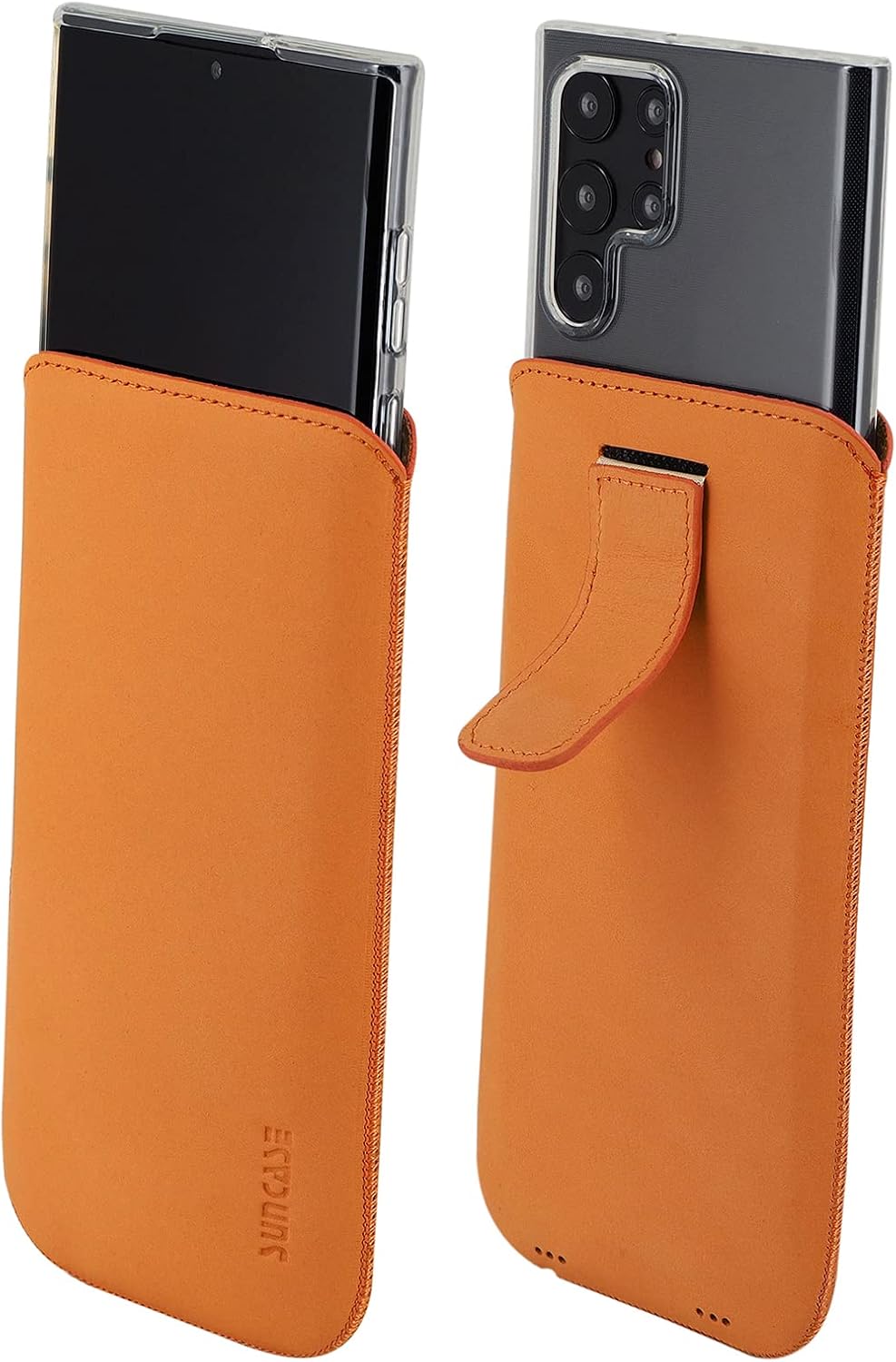 Suncase Etui Tasche kompatibel mit Samsung Galaxy S25 Ultra 5G Hülle mit ZUSÄTZLICHER Case Lasche mi