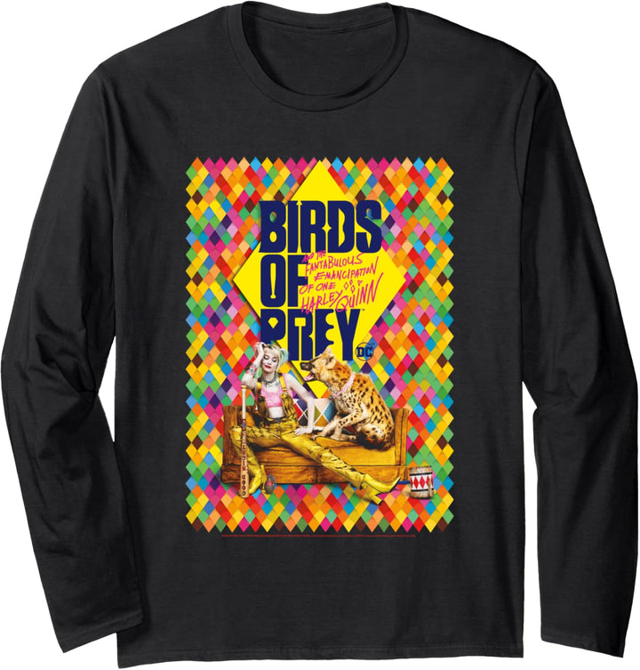 Birds of Prey Harley Quinn Poster Langarmshirt