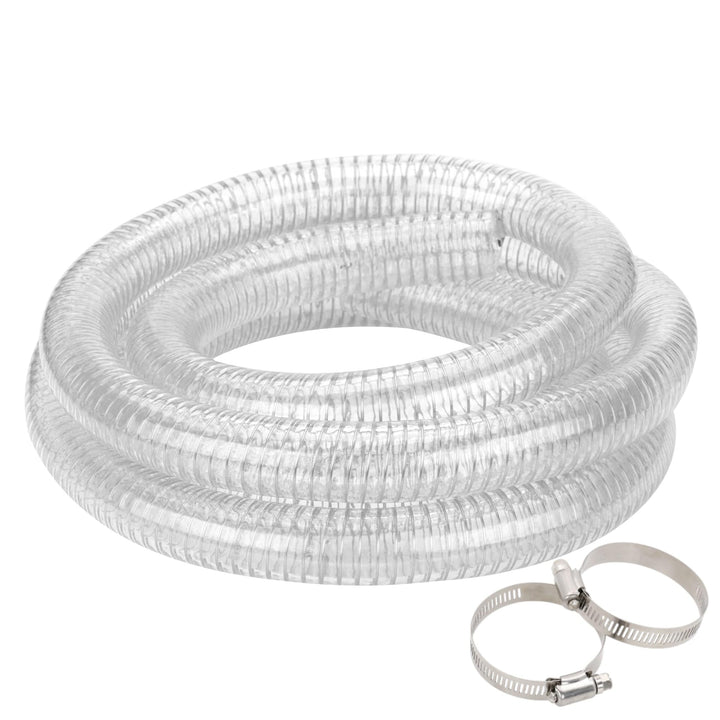 Saugschlauch 32mm 1 1/4 Zoll, 3M Länge, Druckschlauch für Gartenpumpe, 32MM