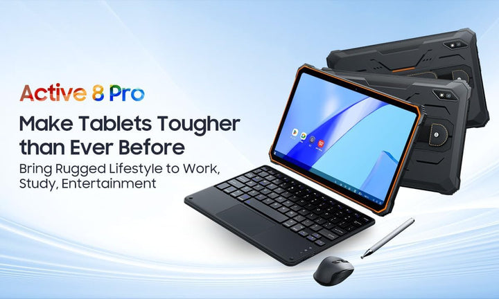 Blackview Active 8 Pro Rugged Tablet 10,36" 2,4K FHD+ 16GB RAM 256GB ROM 48MP Kamera 22000mAh Androi