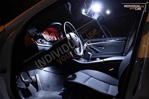 INDIVIDUALise your CAR Innenraumbeleuchtung SET für 5er F10 Limousine (Ohne Panoramadach, Cool-White