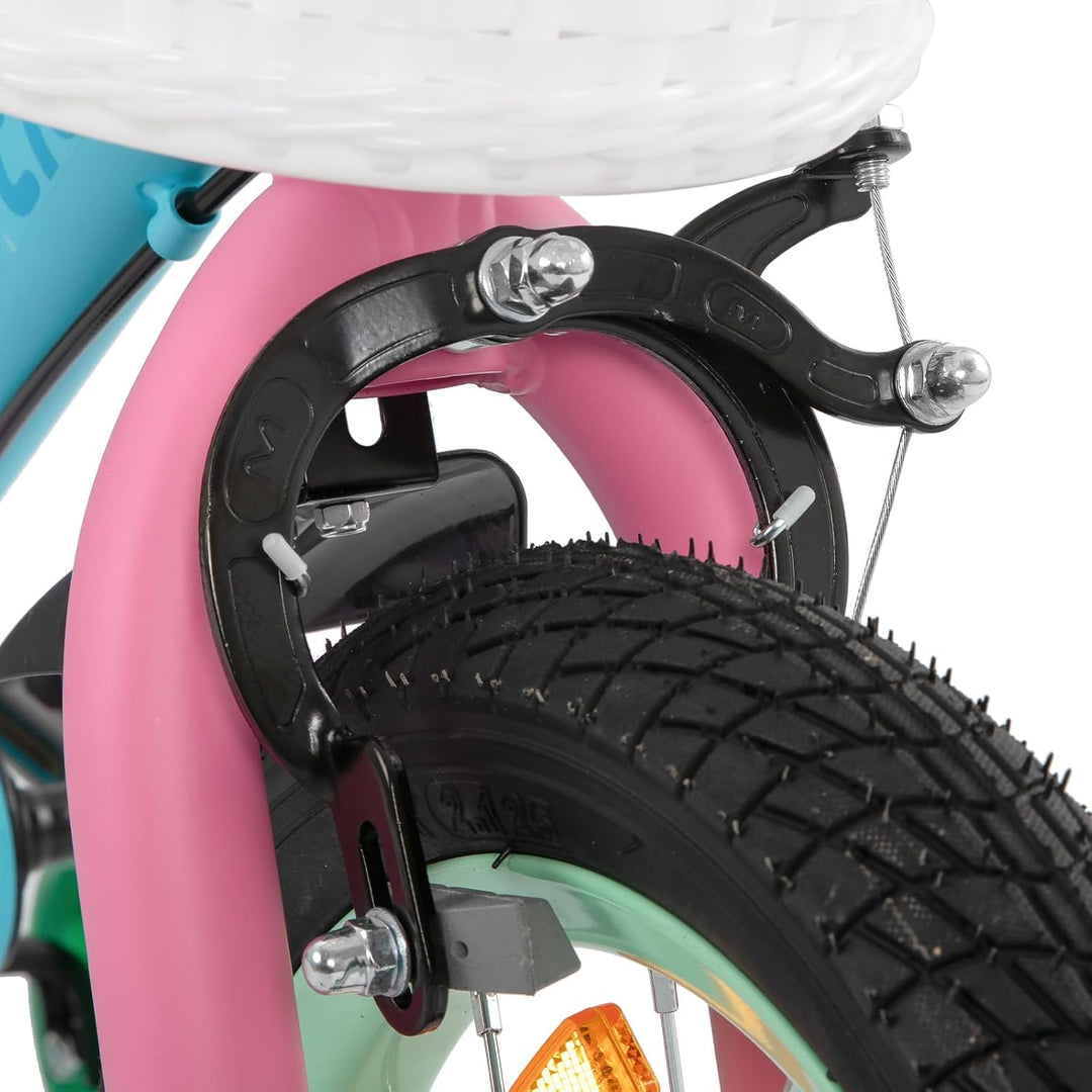 STITCH Macaron 12/14/16/18 Zoll Kinderfahrrad für 2-9 jährige Mädchen &amp; Jungen, 12/14/16/18 Zoll Mäd