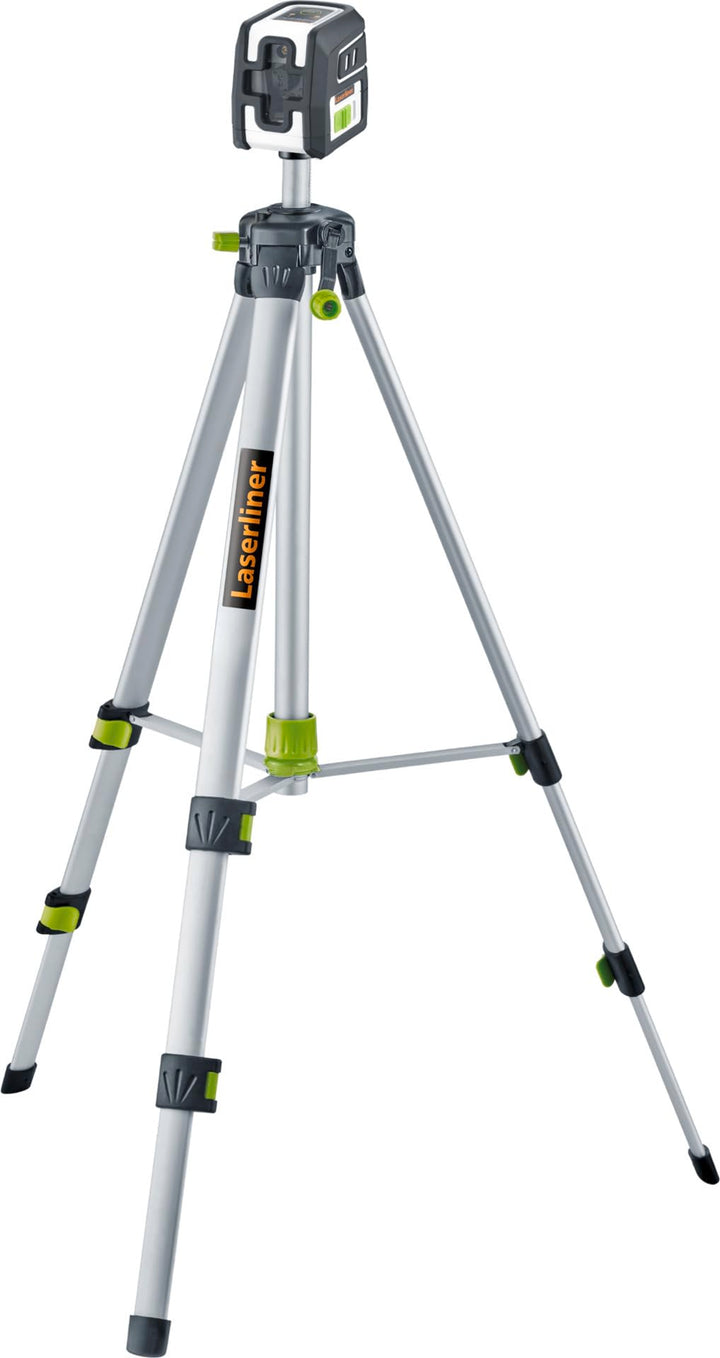 Laserliner SmartCross-Laser GX, Kreuz-Linienlaser, Grüner Laser | 150 cm Stativ, Für Innen- und Auss