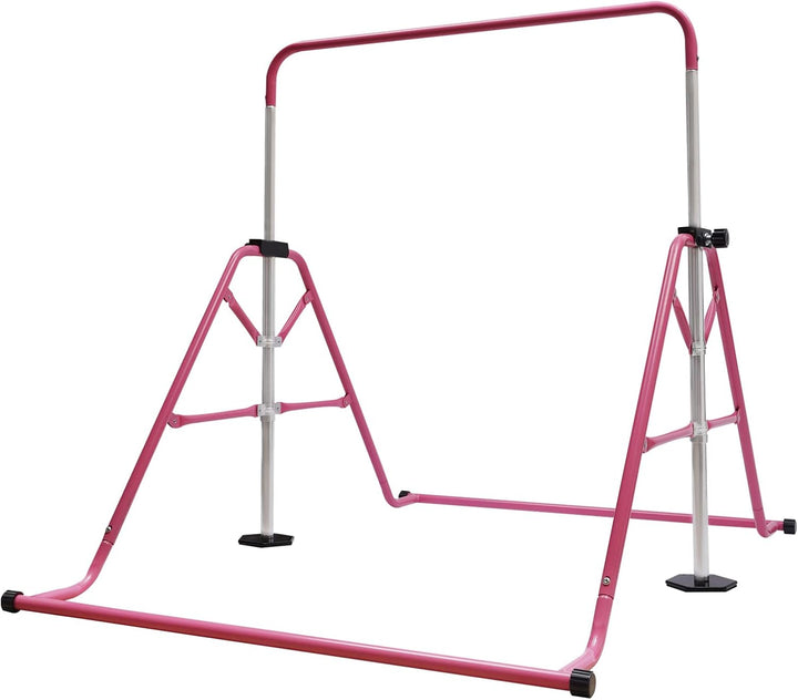 Kinder Gymnastikstange, Gymnastik Turnreck, Verstellbarer Höhen, Faltbarer Turnreck Reckstange Indoo