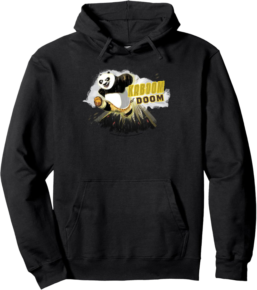 Kung Fu Panda Po The Kaboom Of Doom Explosion Portrait Pullover Hoodie