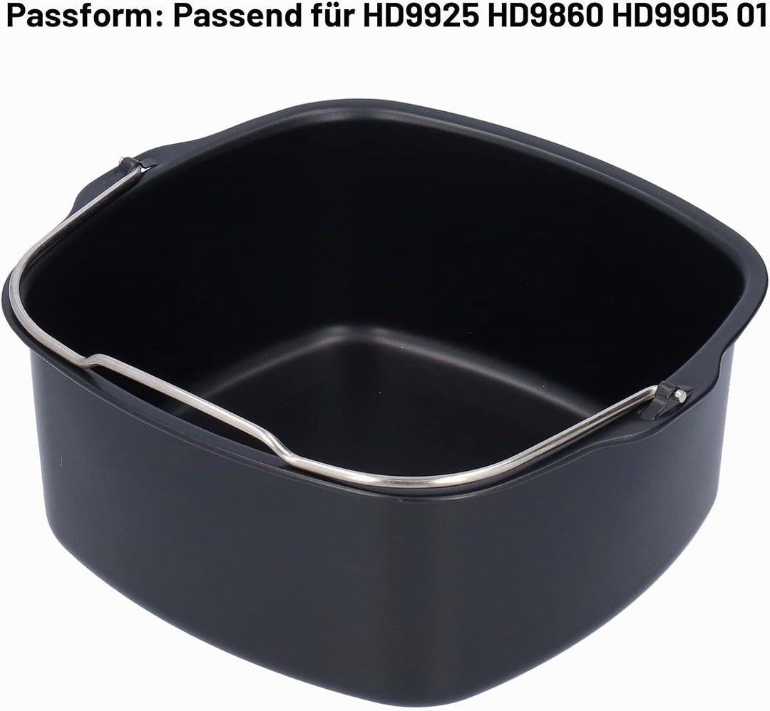Kuchenform, Luftfritteuse, Kuchenform, Backen, Kuchenfass, Luftfritteusen-Zubehör für HD9925 HD9860