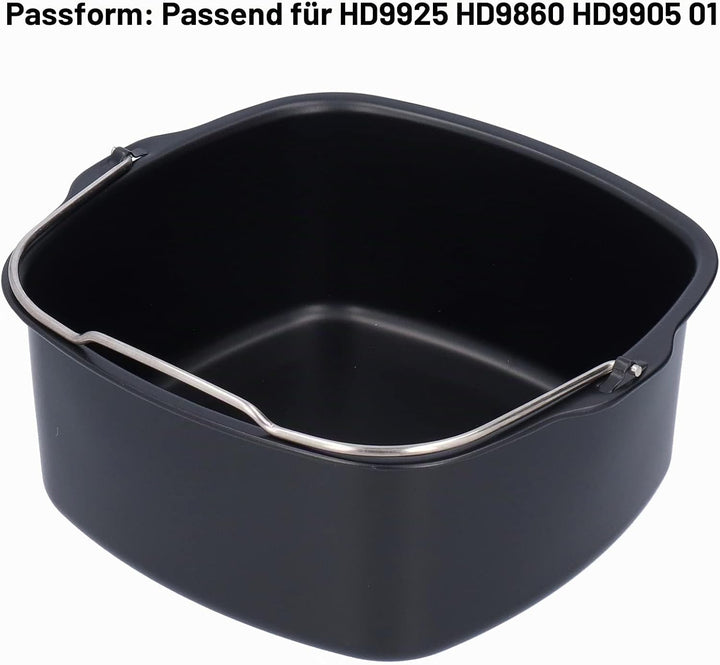 Kuchenform, Luftfritteuse, Kuchenform, Backen, Kuchenfass, Luftfritteusen-Zubehör für HD9925 HD9860