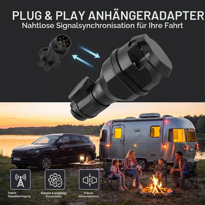 Anhängerstecker 13 Polig Adapter, 13 Polig auf 13 Polig Anhänger Adapter