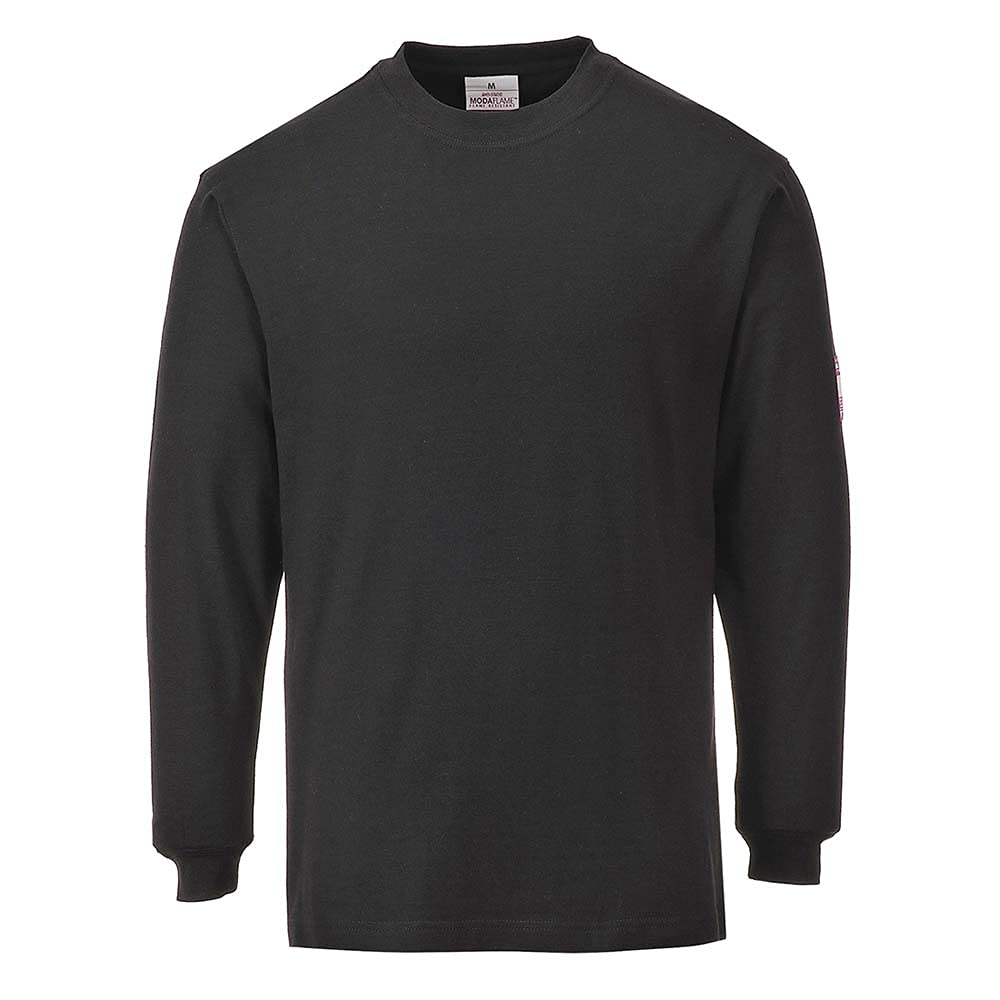 Portwest Fr11 – FR antistatisch der T-Shirt, M, schwarz M Schwarz, M Schwarz