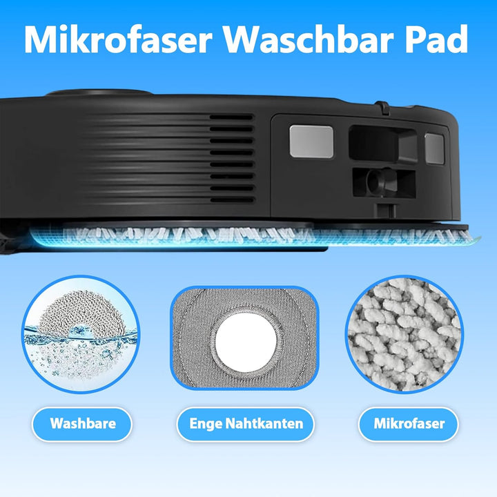 20 Stück Zubehörset für Roborock Q Revo/ P10 Staubsaugerroboter【Not for Q Revo S/Pro/Maxv】1 Hauptbür
