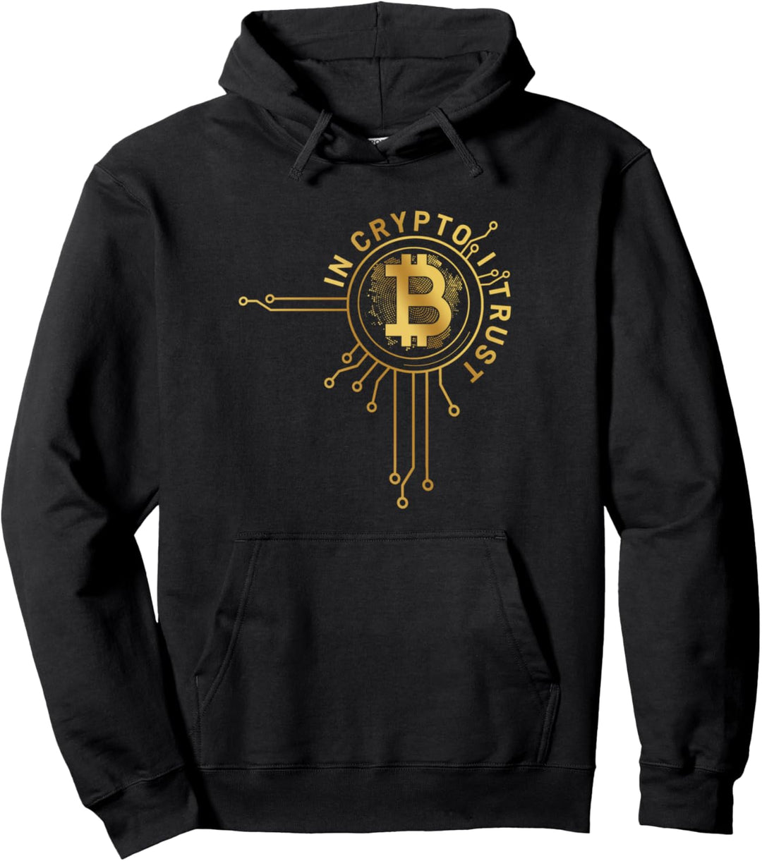 xrp Trading Krypto Kryptowährung Miner BTC In Crypto I trust Pullover Hoodie