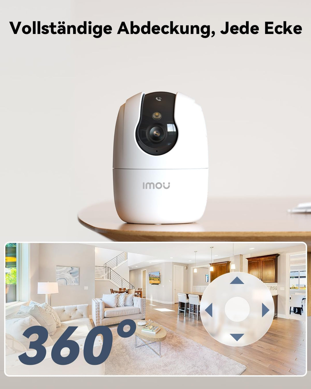 Imou 4MP Überwachungskamera Innen mit Personen-/Haustiererkennung, 2 Pack 2k+ | 2pack, 2k+ | 2pack