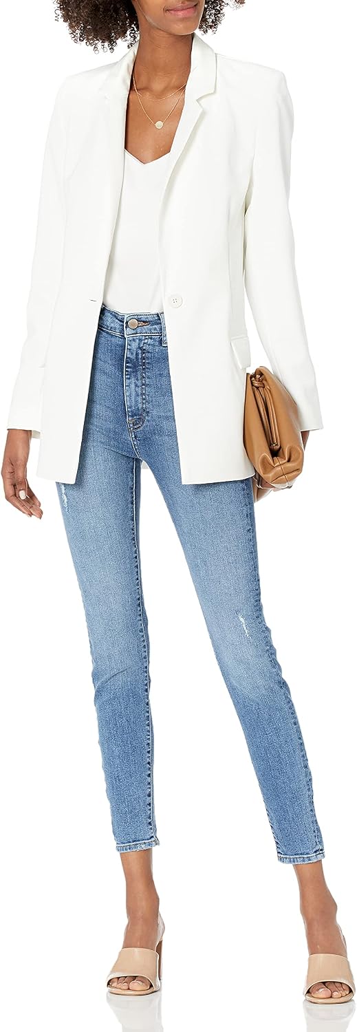The Drop Blazer für Damen, Blake Lang für Damen XS Elfenbeinfarben, XS Elfenbeinfarben