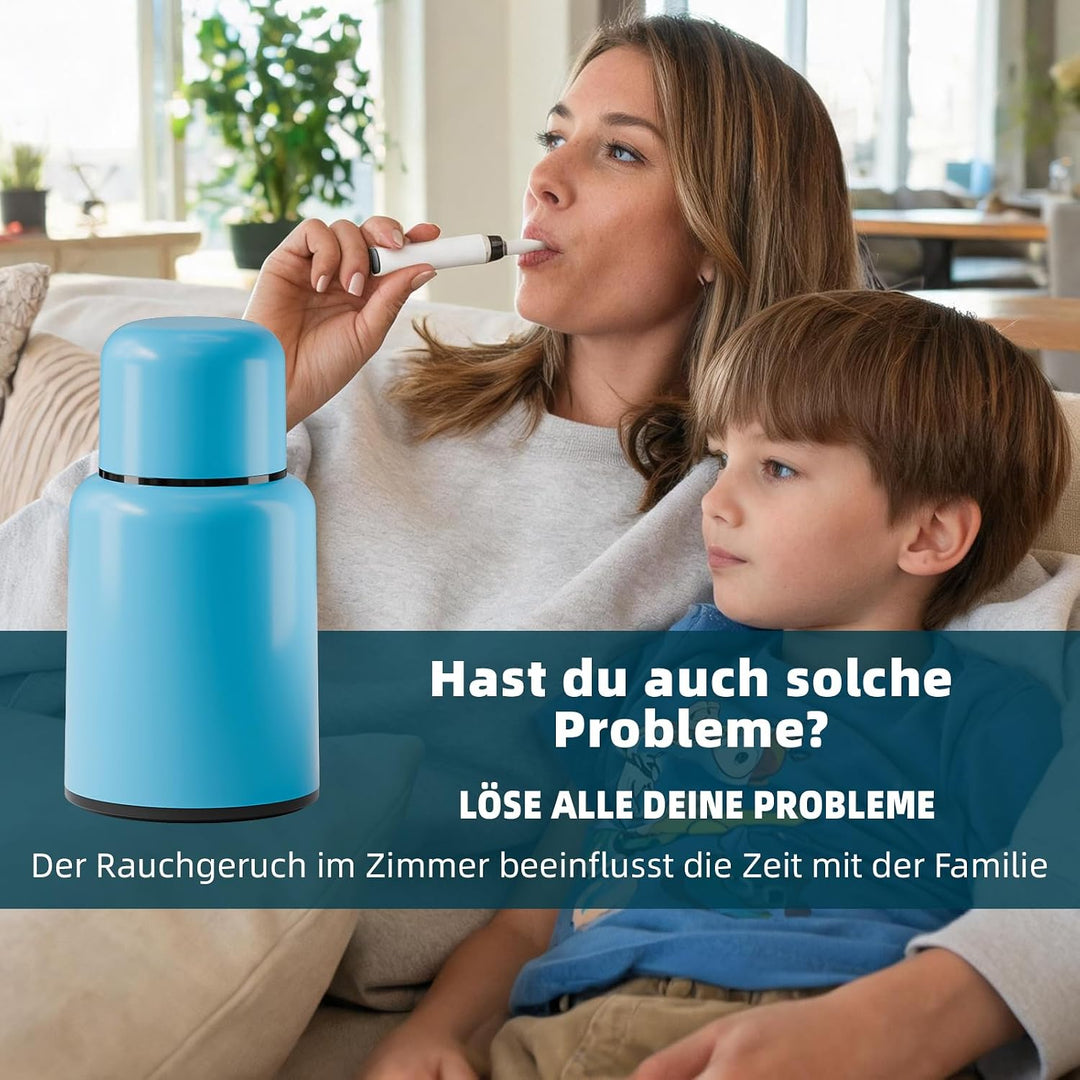 Wiederverwendbarer persönlicher Luftfilter, 1000+ verwendet ultraleichte Rauchfalle mit Partikel-/Ge