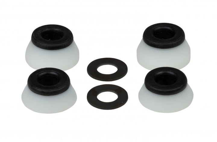 Bones Wheels Harte Buchsen (2 Set). Weiss, Weiss