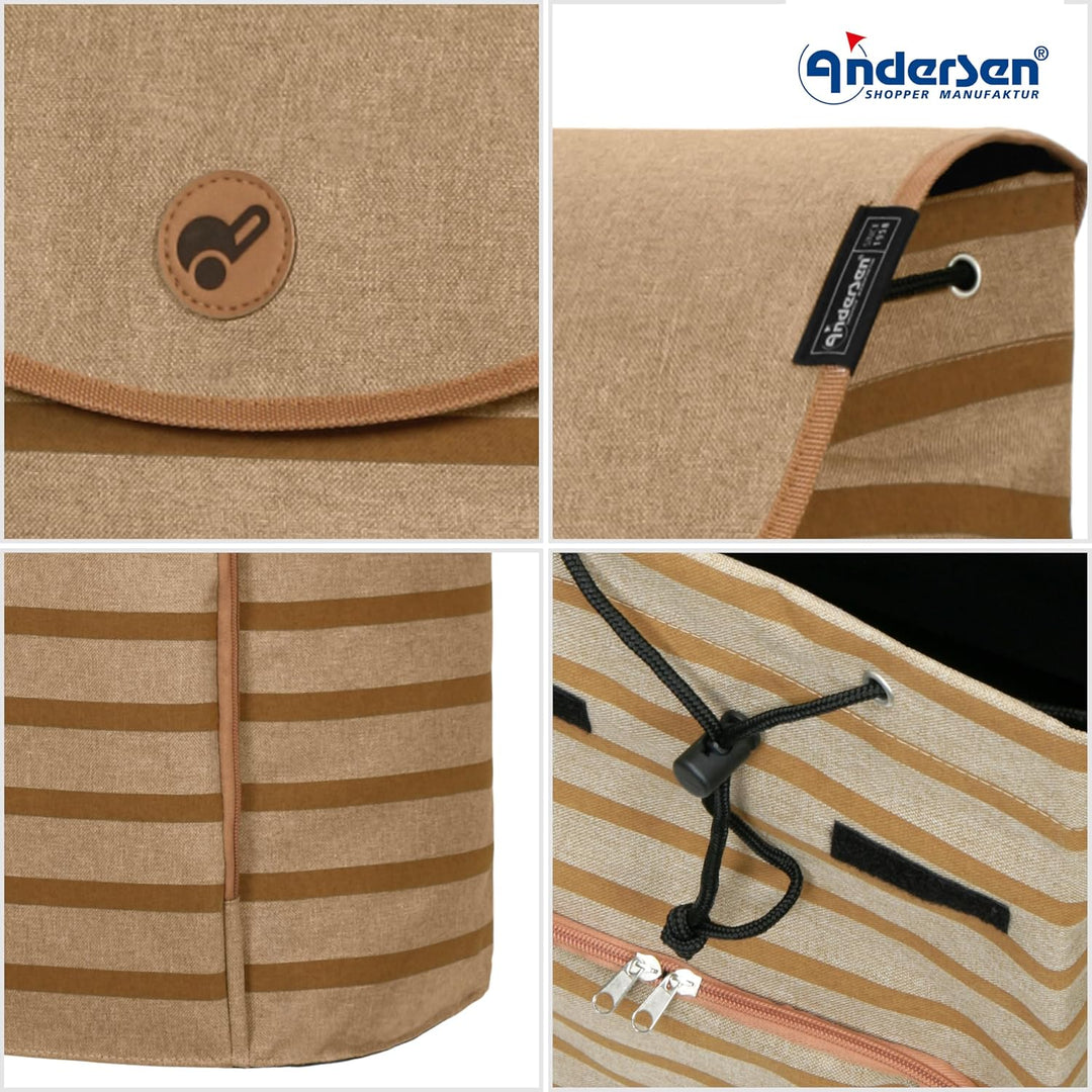 ANDERSEN Einkaufstrolley - Shopper Eske braun, Braun