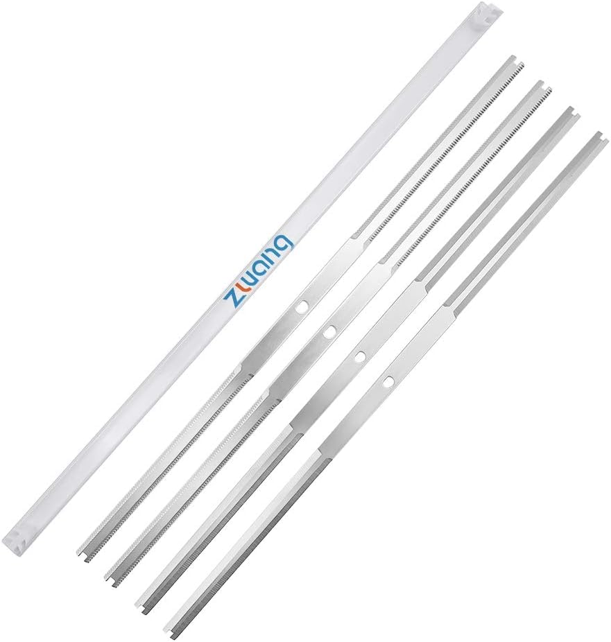 Mi hogar Edelstahl Schneidmesser Set, 19 Zoll Clean Cut Bowl Blätter Trimmer Ersatzklingen, 4-teilig
