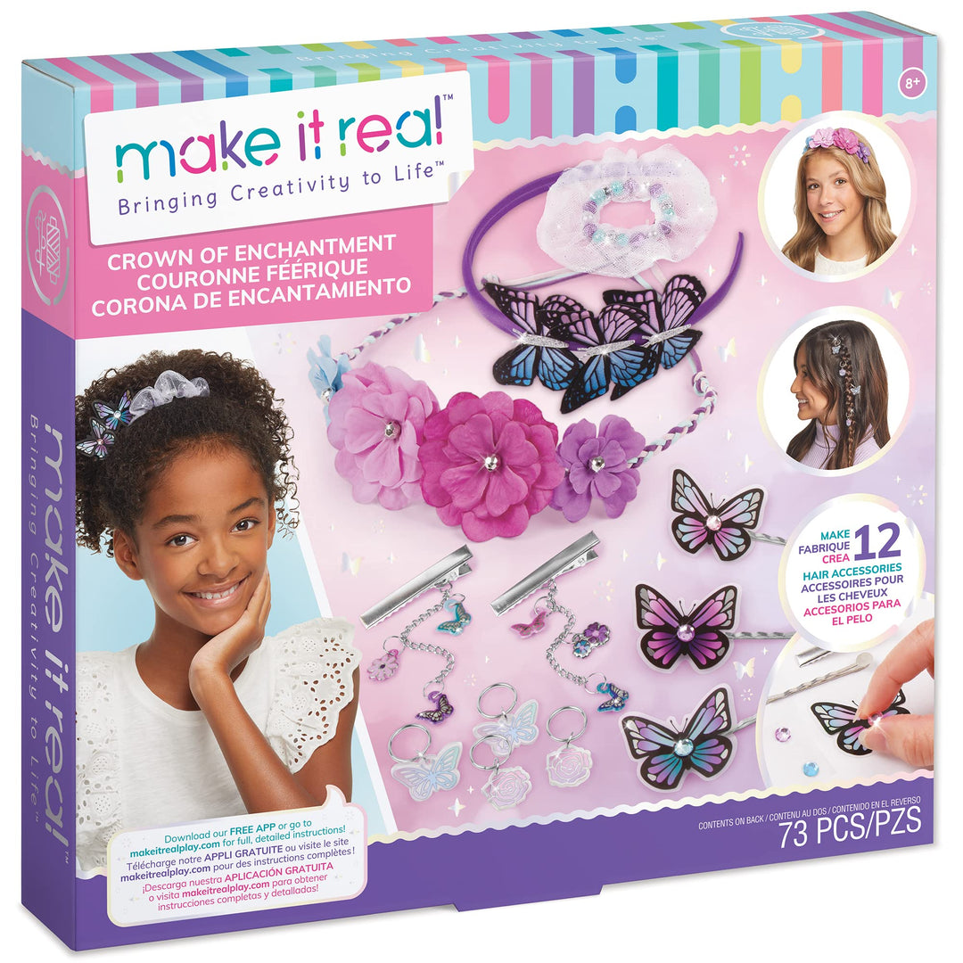 Make It Real Kabelbinder Crown Enchantment, Kreativ-Set 1421, Vielfarben, Medium
