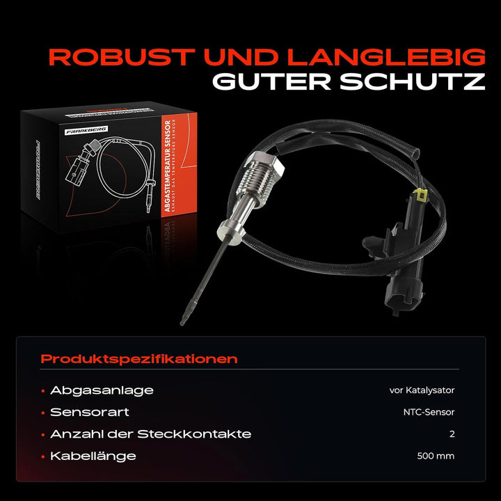 Abgastemperatursensor vor Russpartikelfilter für Ducato Bus Ducato Kasten Ducato Pritsche/Fahrgestel