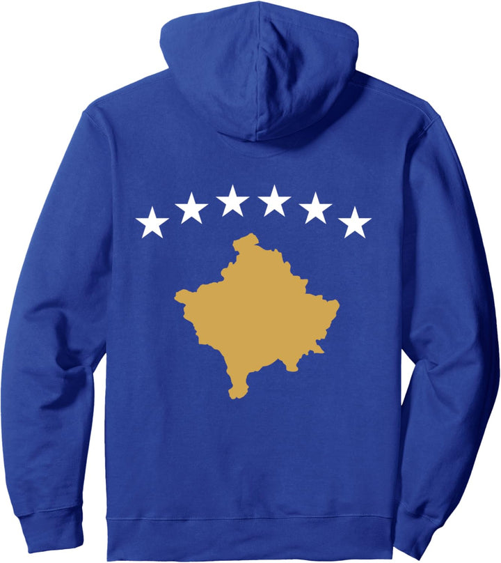 Kosovo Flagge Kosovare Stolz Balkan Jugoslawien Umriss Pullover Hoodie