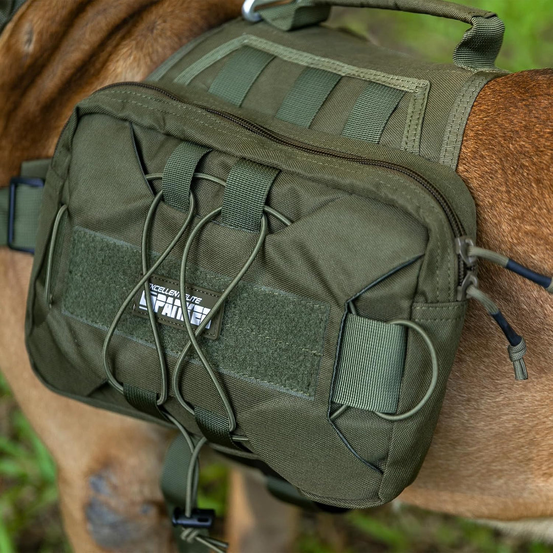 EXCELLENT ELITE SPANKER Service Jagd Hund Rucksack Rucksack Hundegeschirr Satteltasche Hunderucksack
