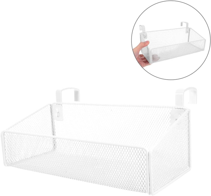PRETYZOOM HäNgender Aufbewahrungskorb Aus Metall 27X12X9Cm Mit 10 Haken FüR Bett Organizer Zum Einhä