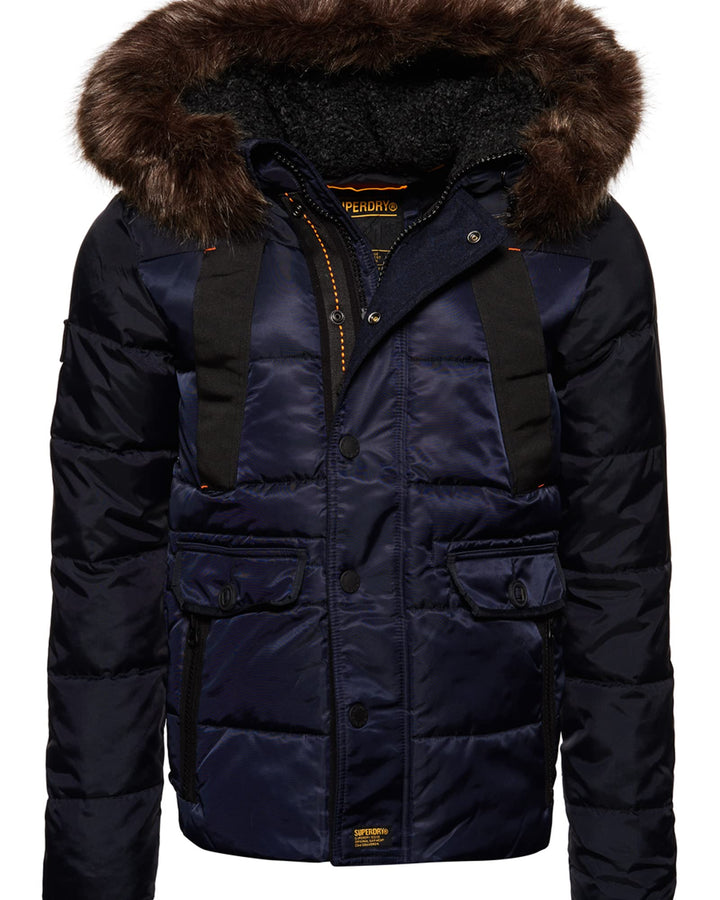 Superdry Herren Chinook Jacke Marineblau L