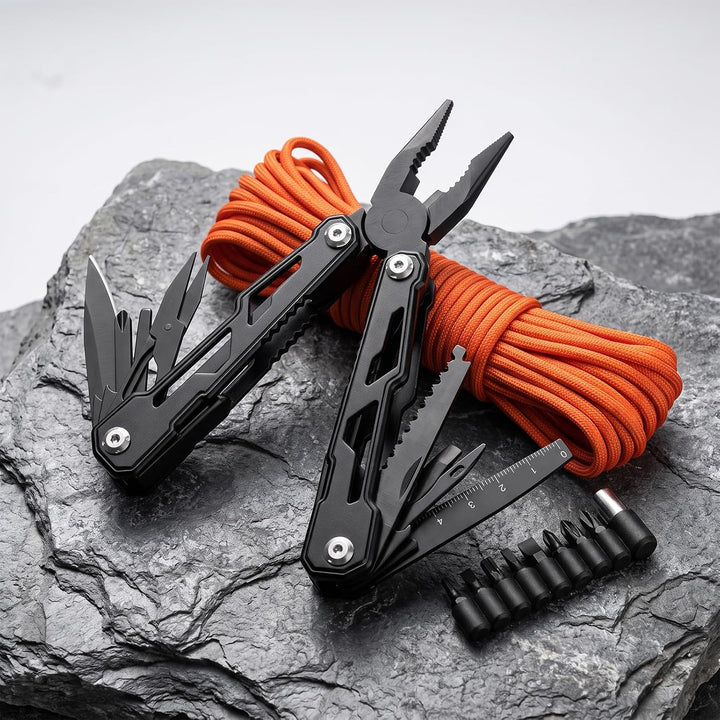 Ideal Swan 16-in-1 Multitool Edelstahl, Multitool Werkzeug mit Zange