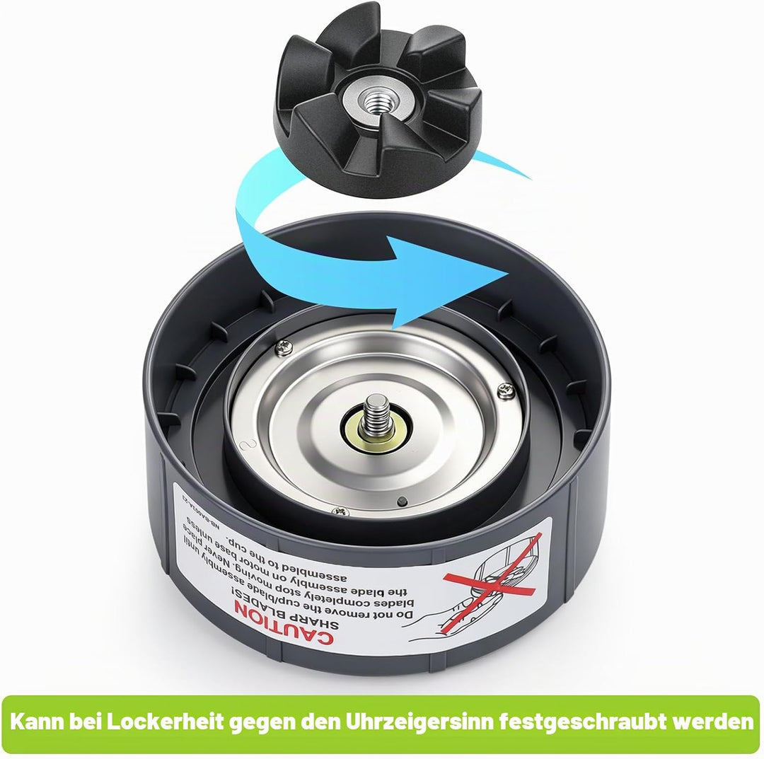 Ersatz Entsafter Klingen, grau, passend für Original NutriBullet 600 W/900 W Pro Extctor Blade Serie