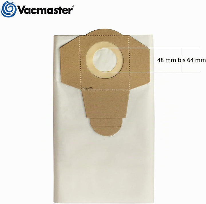 Vacmaster 950128 Beutel für Staubsauger, Paper