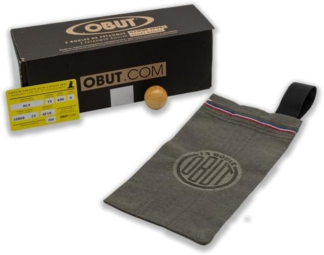 Obut - Rcx 76 Set 3 B Comet - Boccia-Kugeln Metallic-Silber. 690g, Metallic-Silber. 690g