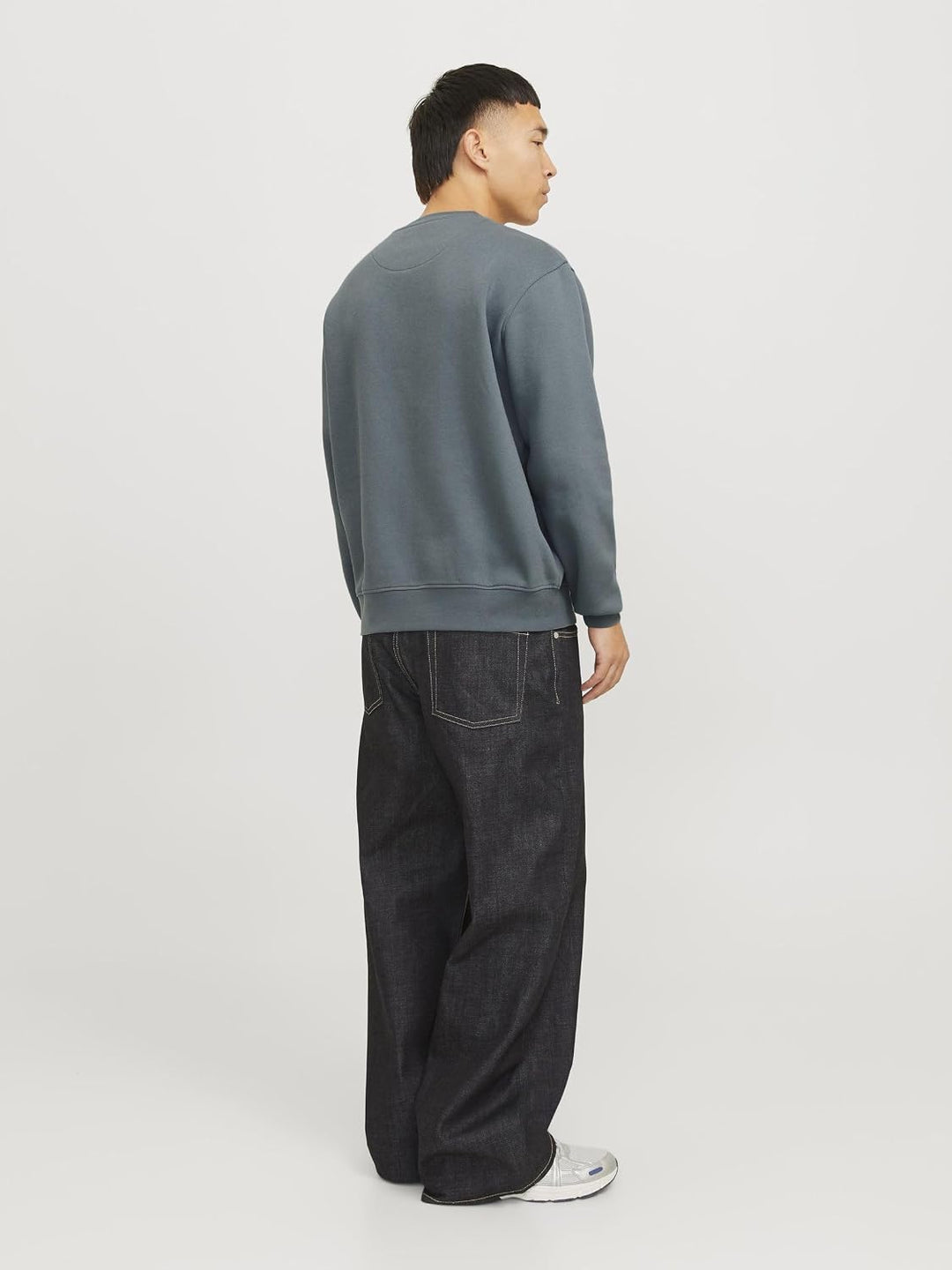 JACK &amp; JONES Male Sweatshirt Gedruckt Sweatshirt M Stormy Weather, M Stormy Weather