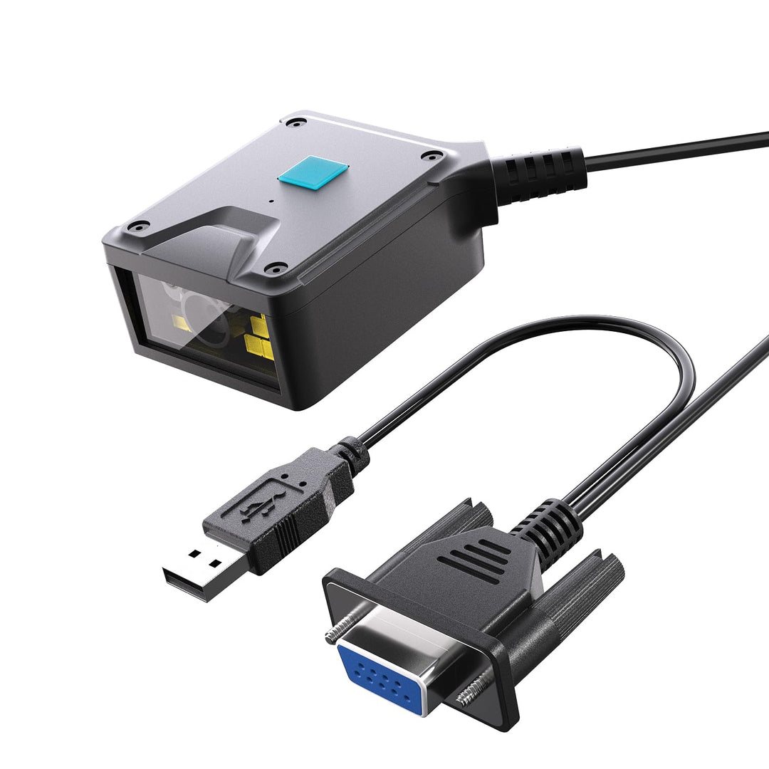 NetumScan RS232 Barcodescanner kabelgebunden für 1D/2D Codes Industrie POS
