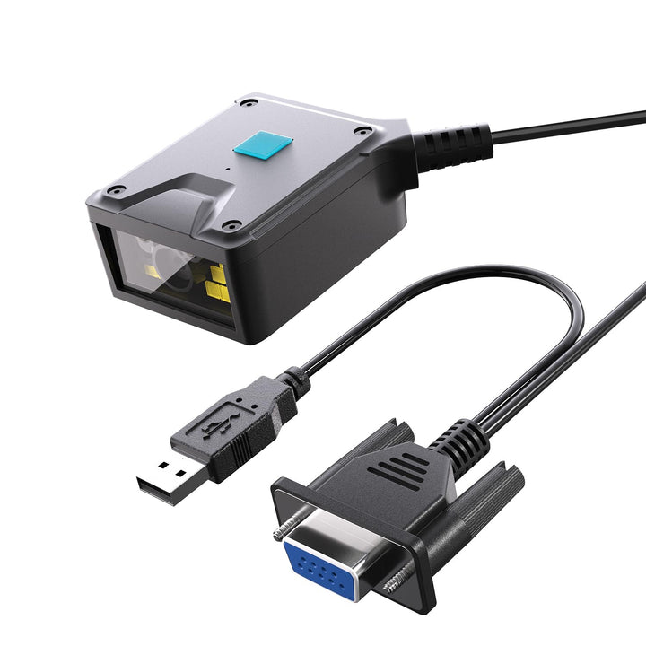 NetumScan RS232 Barcodescanner kabelgebunden für 1D/2D Codes Industrie POS
