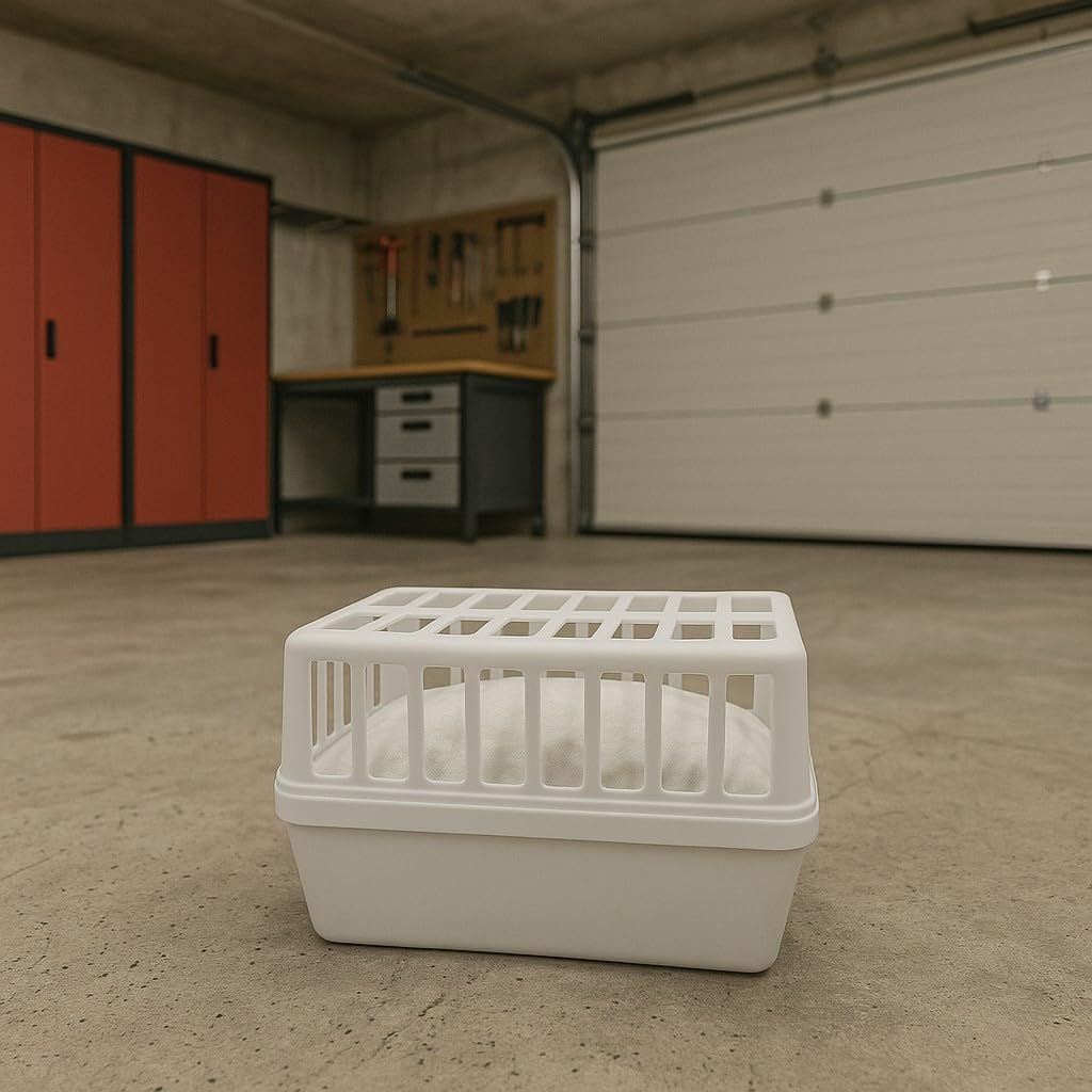 3x XXL Luftentfeuchter Box weiss leer – 2L Kapazität für 1,2kg Granulat – Stromloser Schimmelschutz