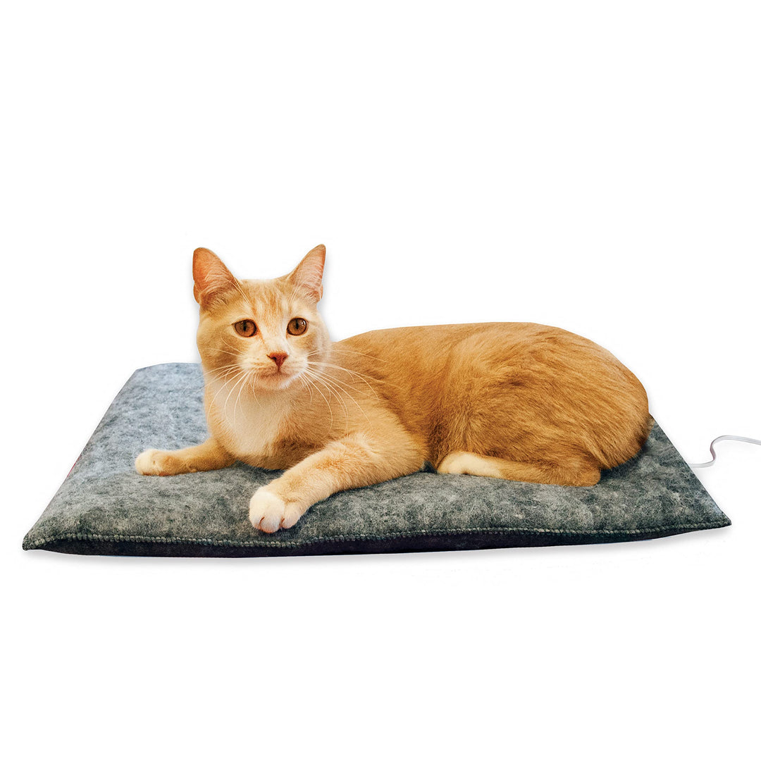 K&amp;H PET PRODUCTS Amazin Kitty Pad Beheiztes Katzenbett für den Innenbereich, fängt Tierhaare und Sch