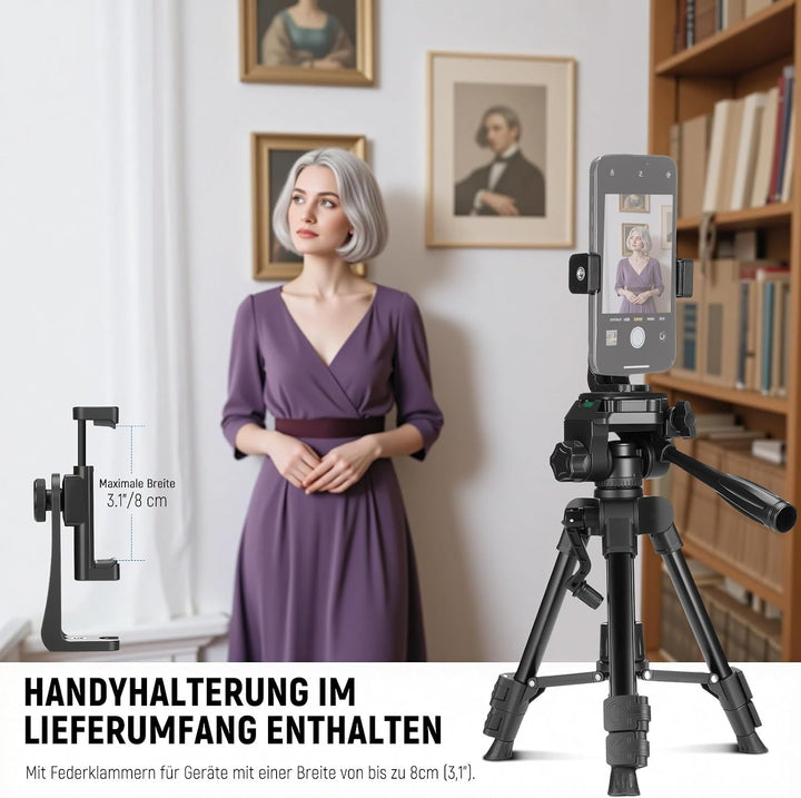 NEEWER Entry Level Version Mini Kamera Tischstativ, Kleiner, kompakter, tragbarer DSLR Camcorder Web