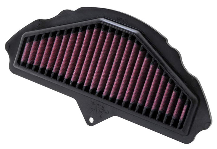 K&amp;N KA-1008 Motorrad Tauschluftfilter, Rot
