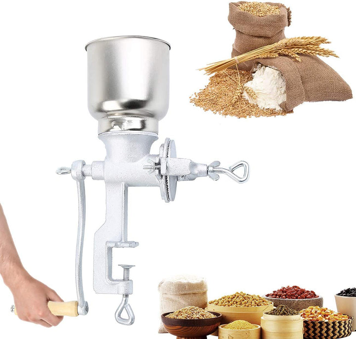 GOTOTOP Getreidemühle Gusseisen, Handkurbel