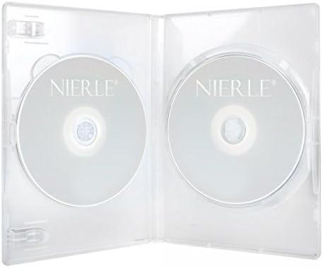 Amaray DVD Doppelhüllen Slim, 7mm, transparent, 25er Pack