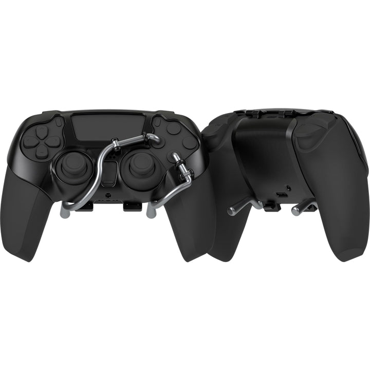 EXknight Leverback FPS Paddles Attachment, Back Buttons Gaming Paddles für PS5 Controller(Schwarz),