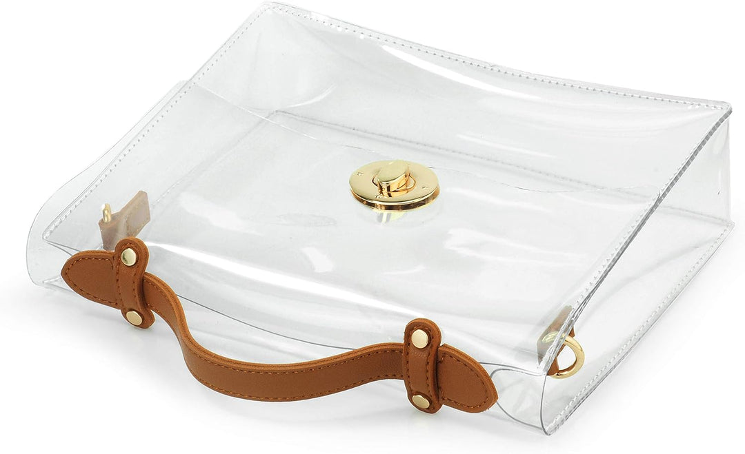 Hoxis Classic Turnlock Crossbody Kuriertasche Nude, Nude