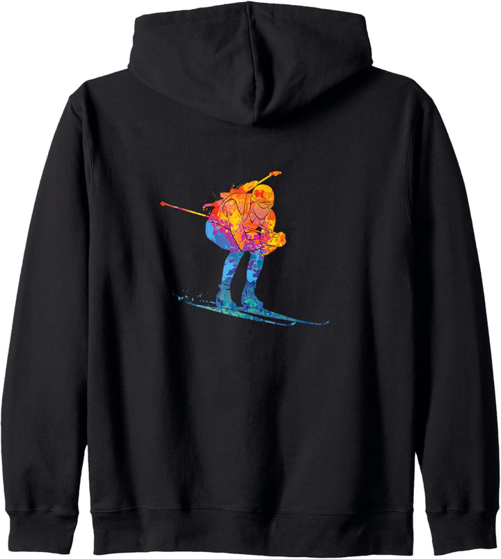 Langlauf Biathlet Ski Biathlon Kapuzenjacke